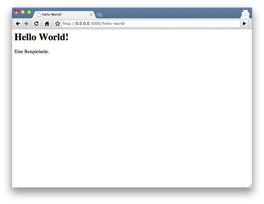 Hello-World-HTML-Seite